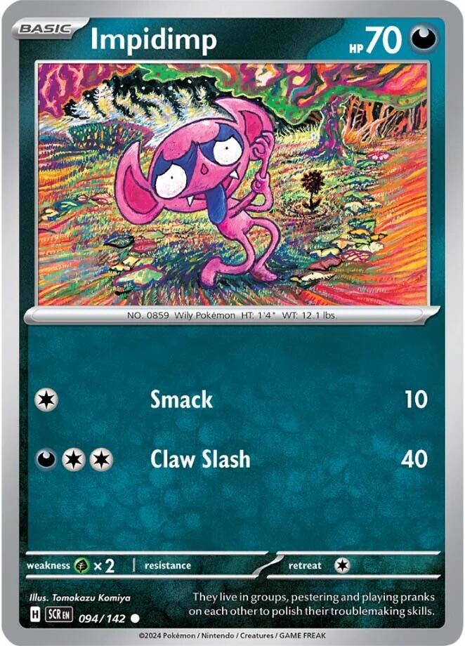 Impidimp (094/142) [Scarlet & Violet: Stellar Crown] Pokémon