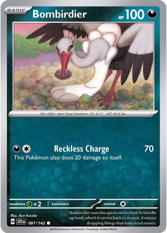 Bombirdier (097/142) [Scarlet & Violet: Stellar Crown] Pokémon