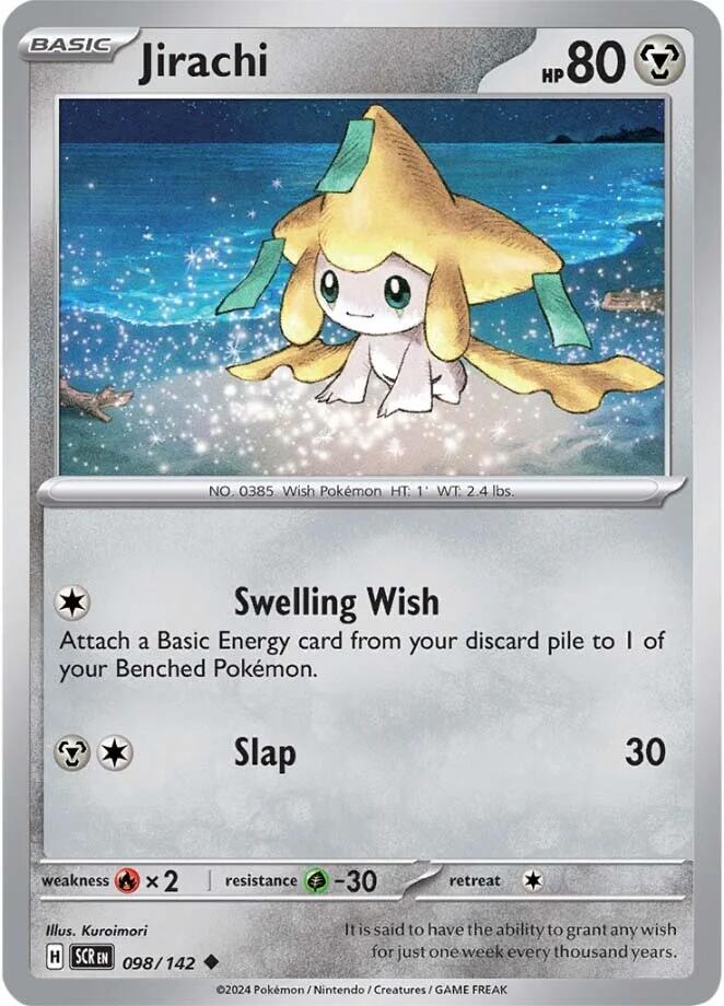 Jirachi (098/142) [Scarlet & Violet: Stellar Crown] Pokémon