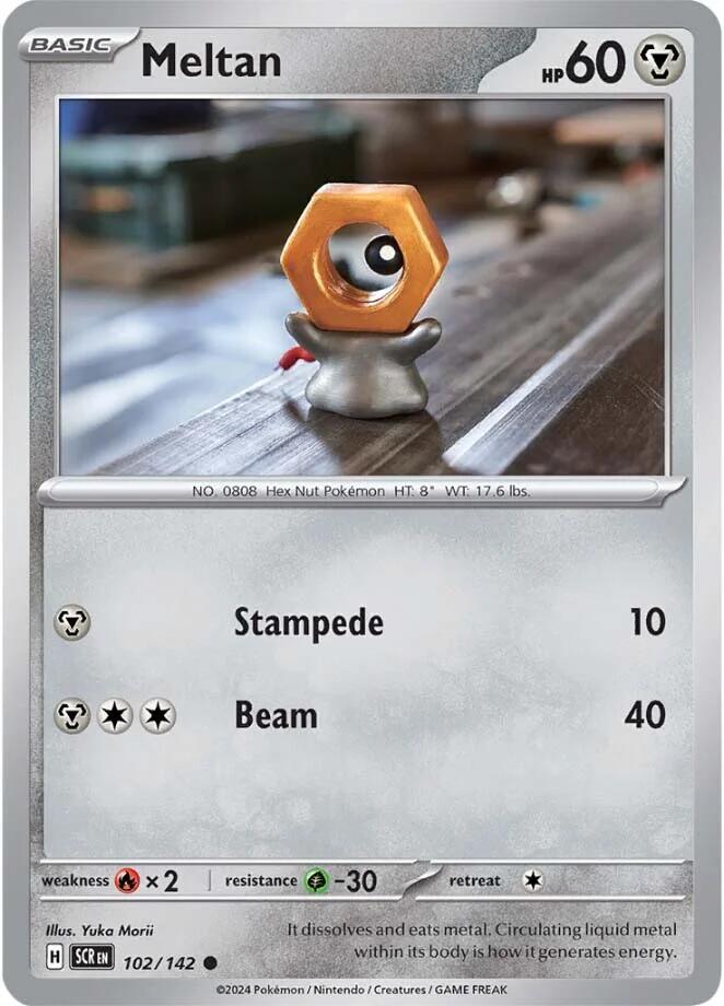 Meltan (102/142) [Scarlet & Violet: Stellar Crown] Pokémon