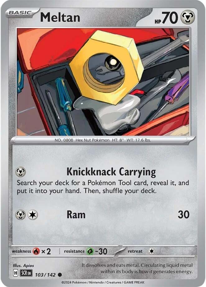 Meltan (103/142) [Scarlet & Violet: Stellar Crown] Pokémon