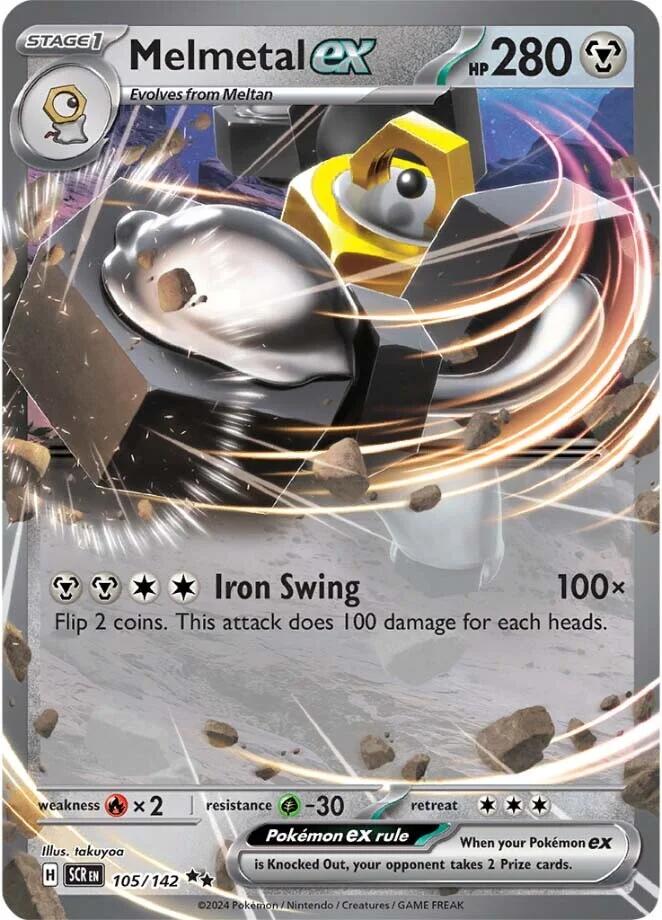 Melmetal ex (105/142) [Scarlet & Violet: Stellar Crown] Pokémon
