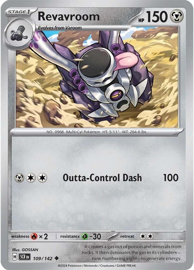 Revavroom (109/142) [Scarlet & Violet: Stellar Crown] Pokémon