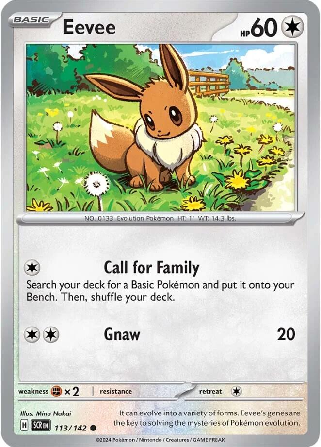 Eevee (113/142) [Scarlet & Violet: Stellar Crown] Pokémon