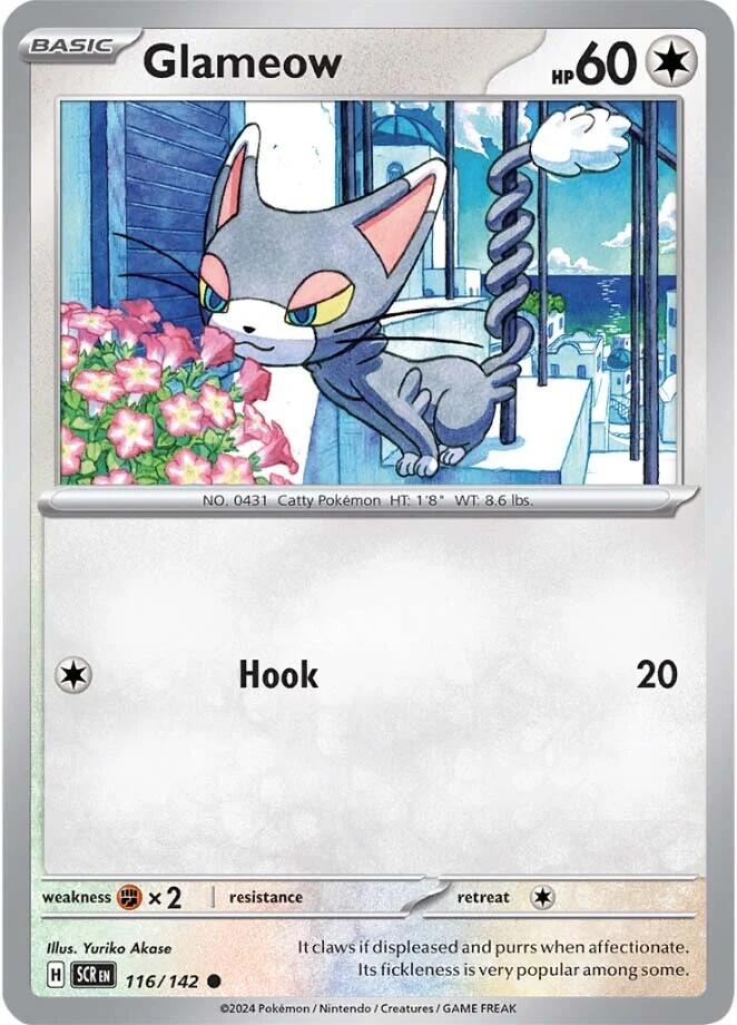 Glameow (116/142) [Scarlet & Violet: Stellar Crown] Pokémon