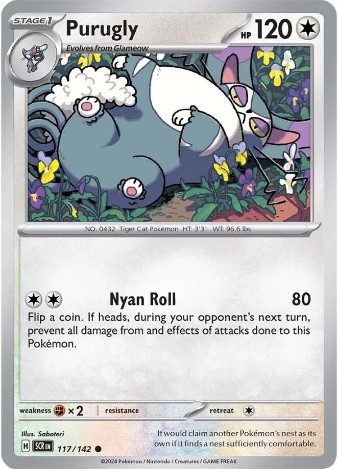 Purugly (117/142) [Scarlet & Violet: Stellar Crown] Pokémon
