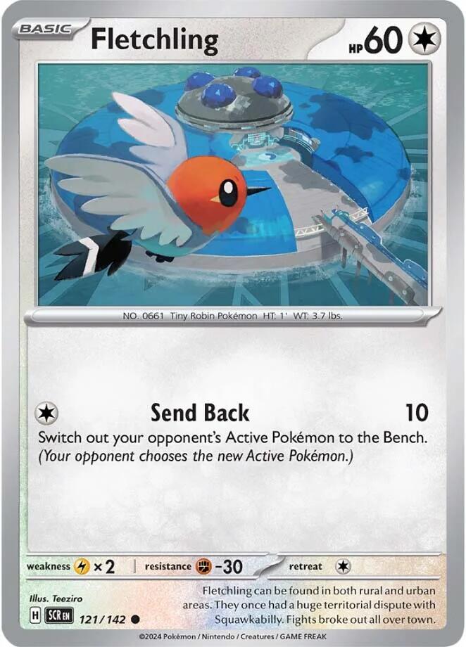 Fletchling (121/142) [Scarlet & Violet: Stellar Crown] Pokémon