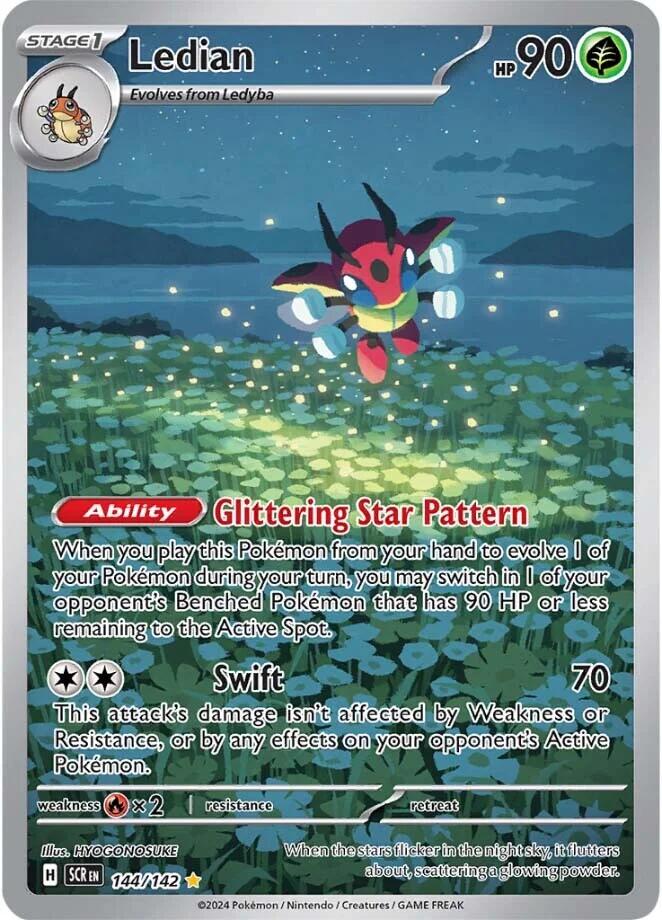 Ledian (144/142) [Scarlet & Violet: Stellar Crown] Pokémon