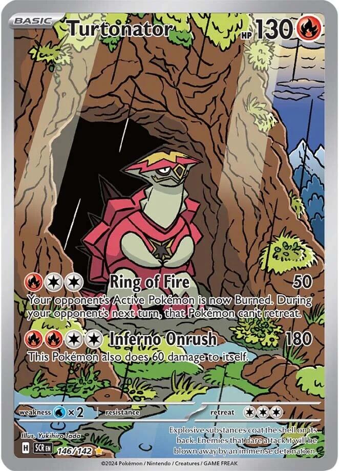 Turtonator (146/142) [Scarlet & Violet: Stellar Crown] Pokémon