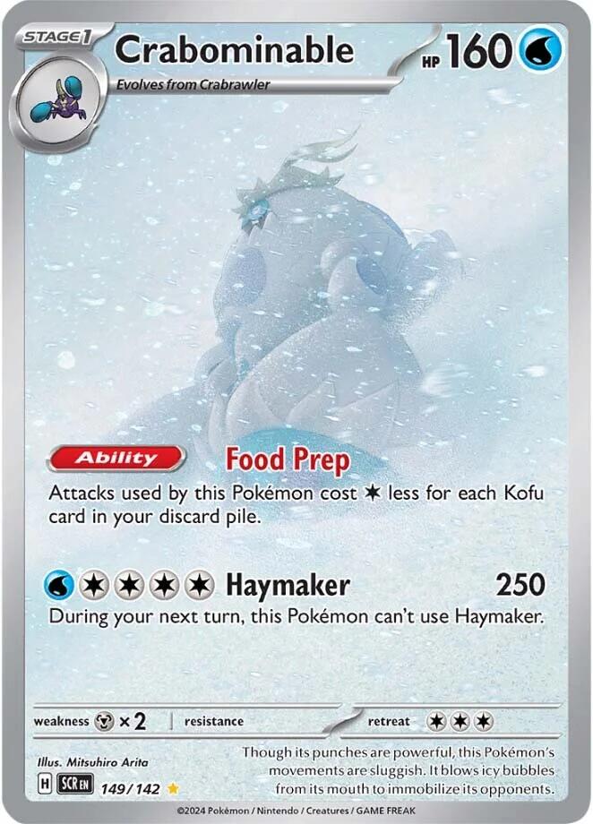 Crabominable (149/142) [Scarlet & Violet: Stellar Crown] Pokémon
