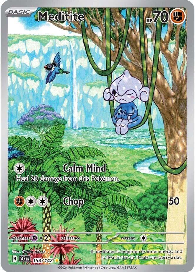 Meditite (153/142) [Scarlet & Violet: Stellar Crown] Pokémon