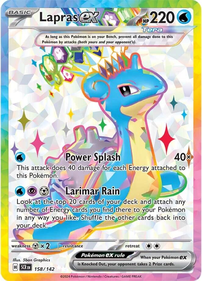 Lapras ex (158/142) [Scarlet & Violet: Stellar Crown] Pokémon