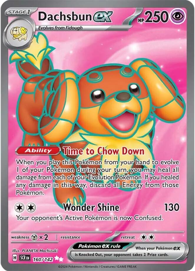 Dachsbun ex (160/142) [Scarlet & Violet: Stellar Crown] Pokémon