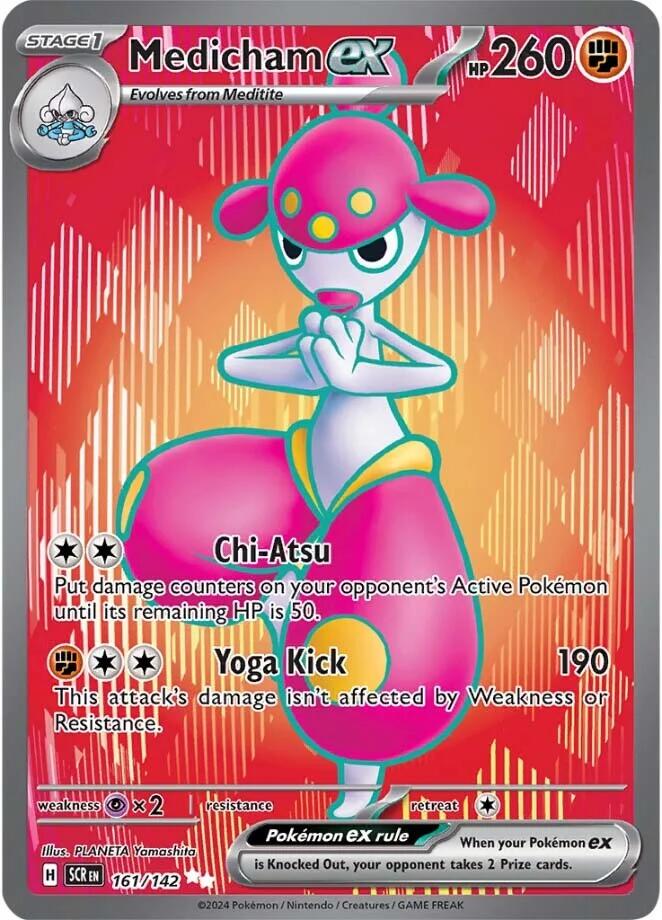 Medicham ex (161/142) [Scarlet & Violet: Stellar Crown] Pokémon