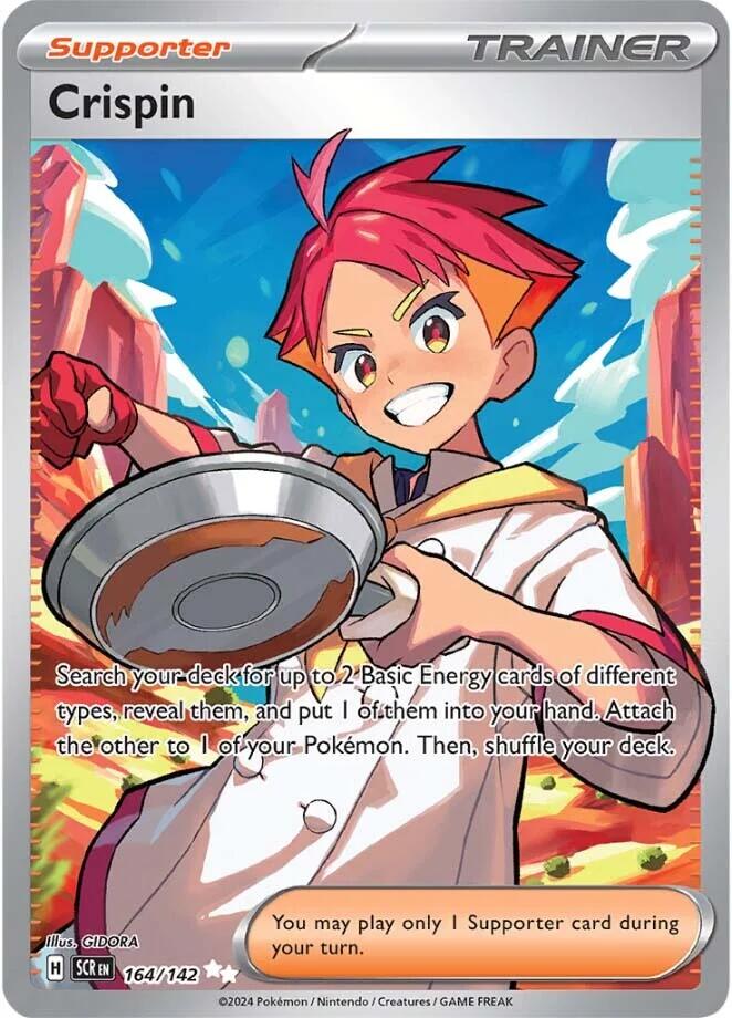 Crispin (164/142) [Scarlet & Violet: Stellar Crown] Pokémon