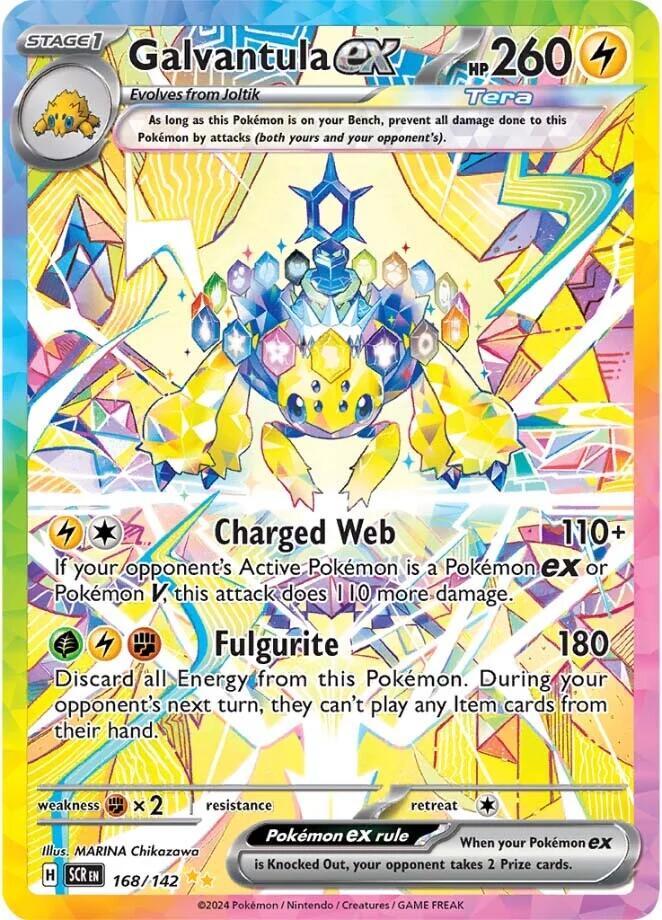 Galvantula ex (168/142) [Scarlet & Violet: Stellar Crown] Pokémon