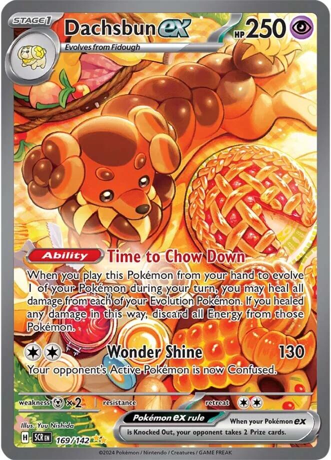 Dachsbun ex (169/142) [Scarlet & Violet: Stellar Crown] Pokémon