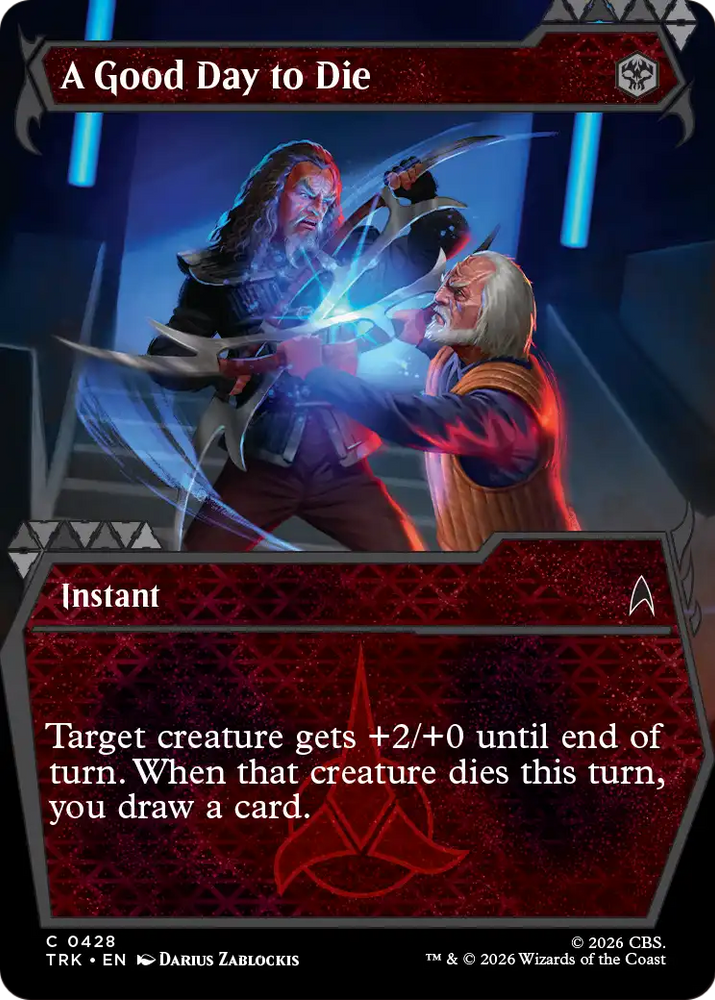 A Good Day to Die (Showcase) [Star Trek] Magic: The Gathering