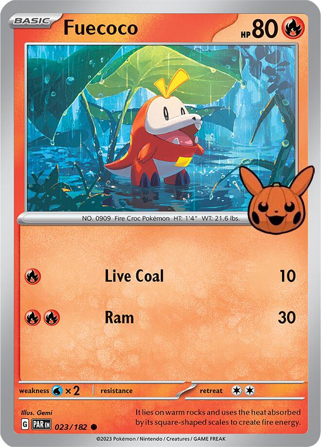 Fuecoco (023/182) [Trick or Trade 2024] Pokémon