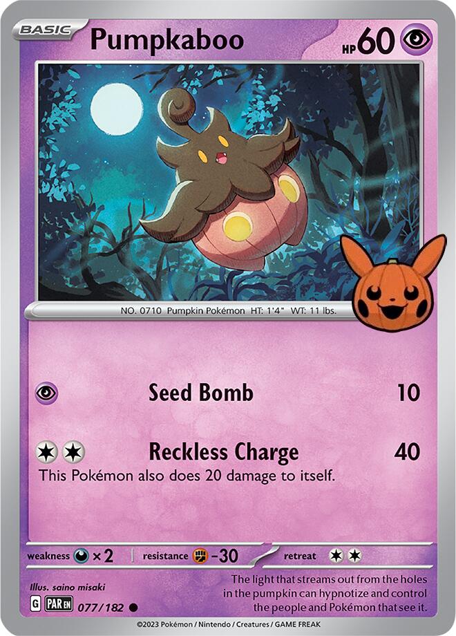 Pumpkaboo (077/182) [Trick or Trade 2024] Pokémon