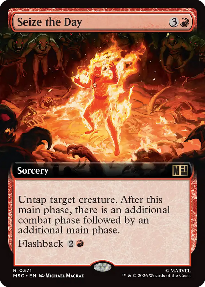 Seize the Day (Extended Art) [Marvel Super Heroes Commander] Magic: The Gathering