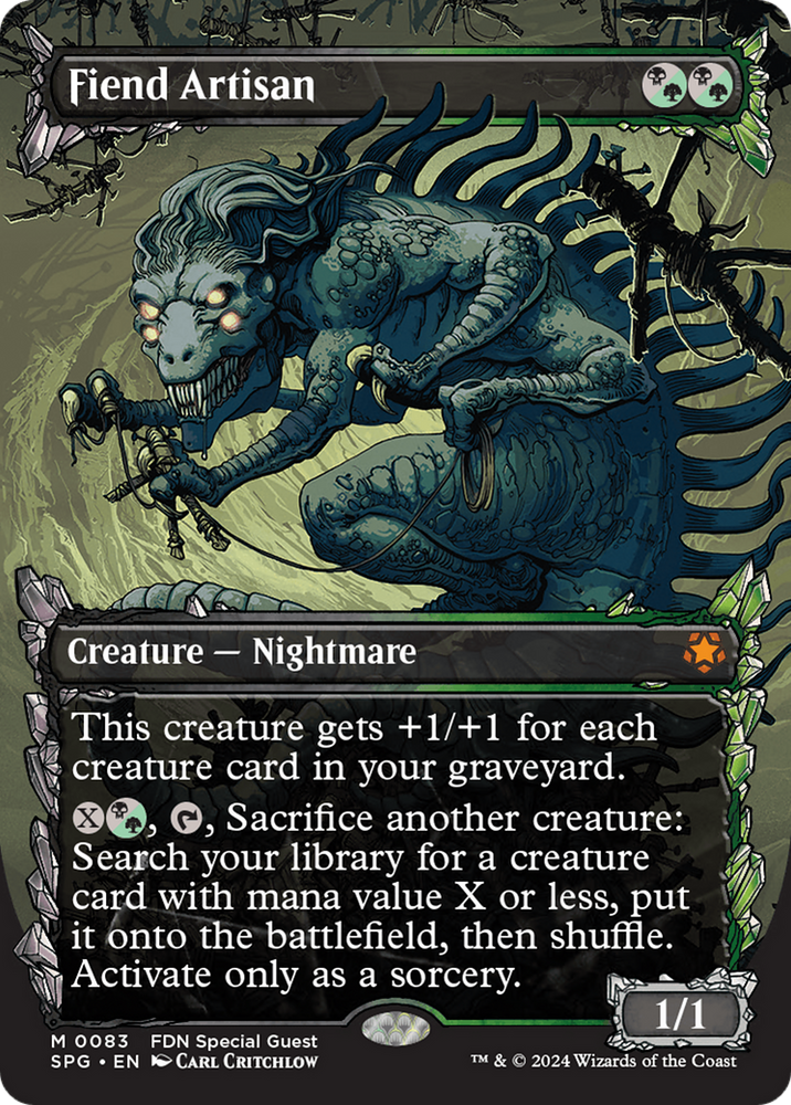 Fiend Artisan (Showcase) [Foundations Special Guests] Magic: The Gathering