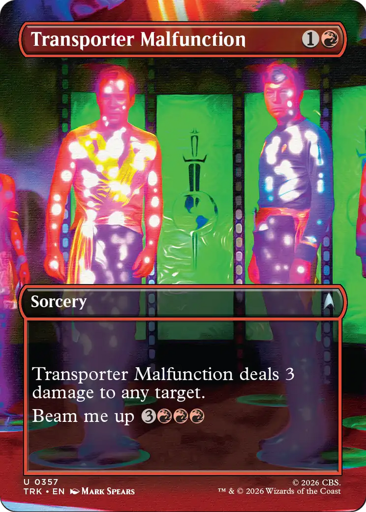 Transporter Malfunction (Borderless) [Star Trek] Magic: The Gathering