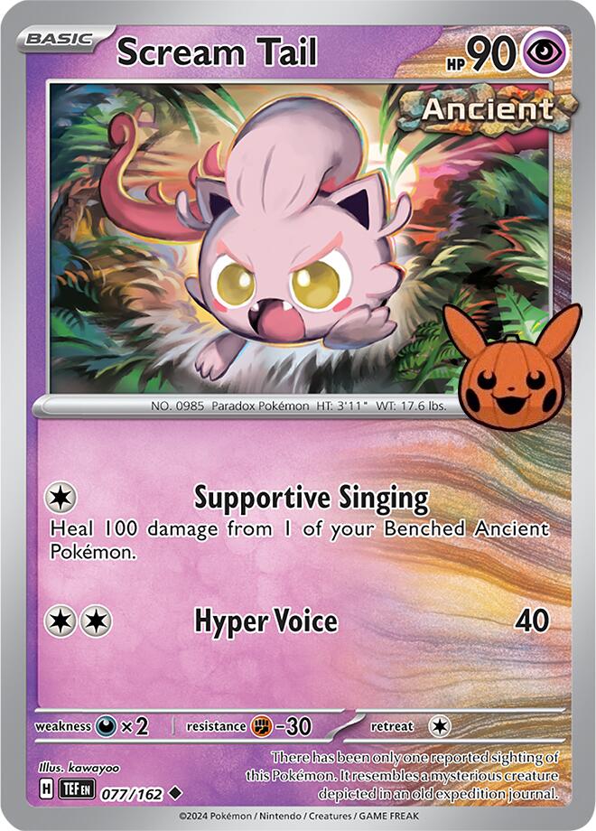 Scream Tail (077/162) [Trick or Trade 2024] Pokémon