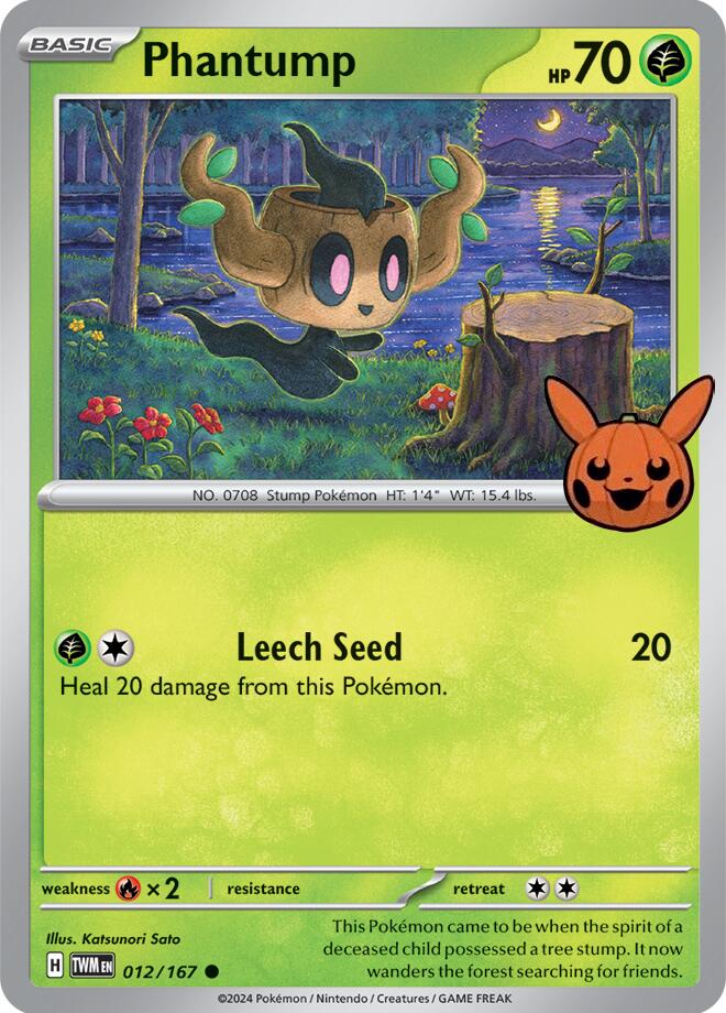 Phantump (012/167) [Trick or Trade 2024] Pokémon