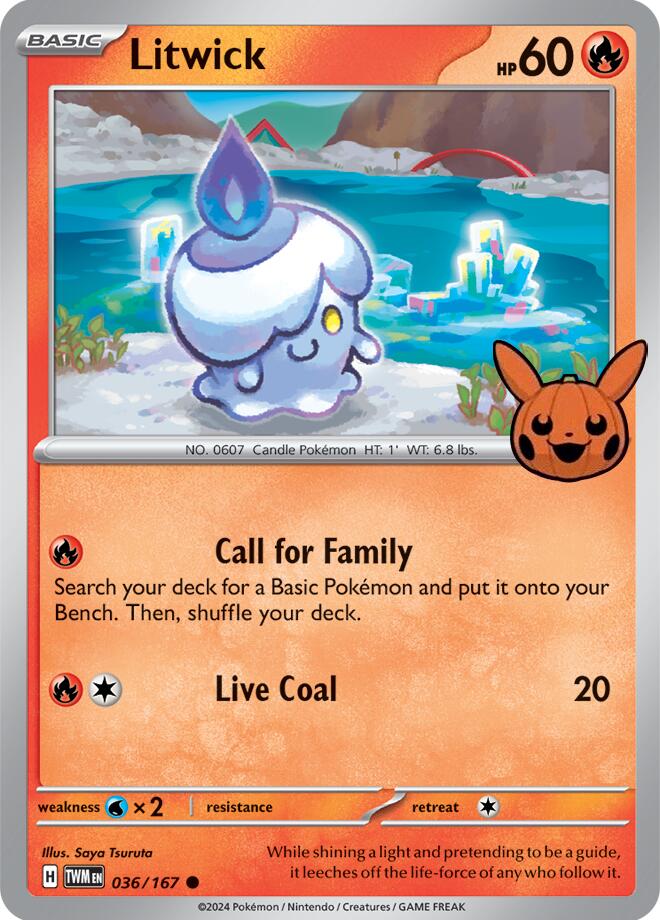 Litwick (036/167) [Trick or Trade] Pokémon
