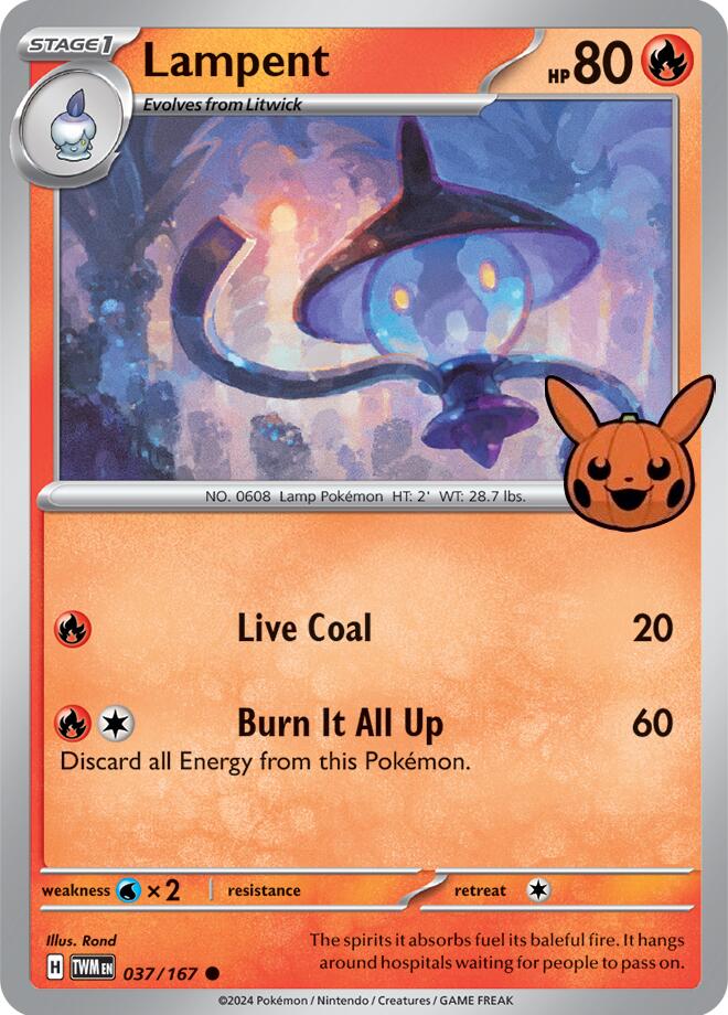 Lampent (037/167) [Trick or Trade] Pokémon