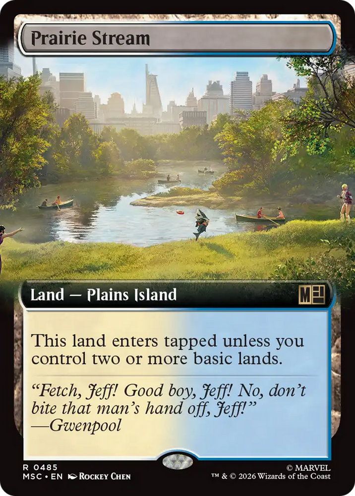 Prairie Stream (Extended Art) [Marvel Super Heroes Commander] Magic: The Gathering