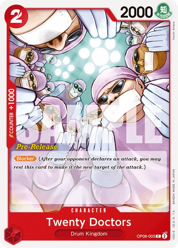 Twenty Doctors [Two Legends Pre-Release Cards] Bandai