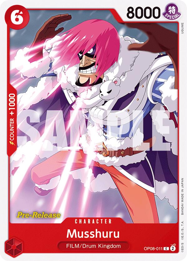 Musshuru [Two Legends Pre-Release Cards] Bandai