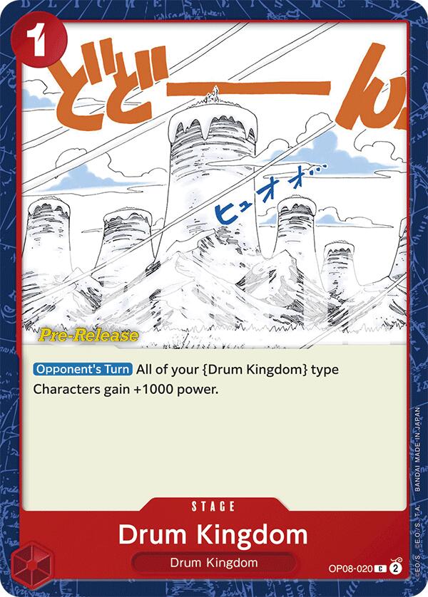 Drum Kingdom [Two Legends Pre-Release Cards] Bandai