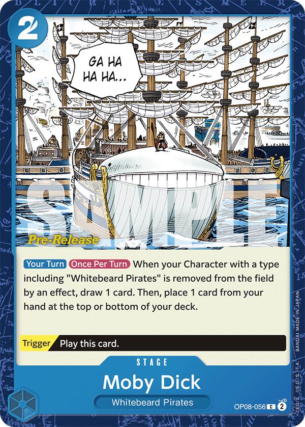 Moby Dick [Two Legends Pre-Release Cards] Bandai