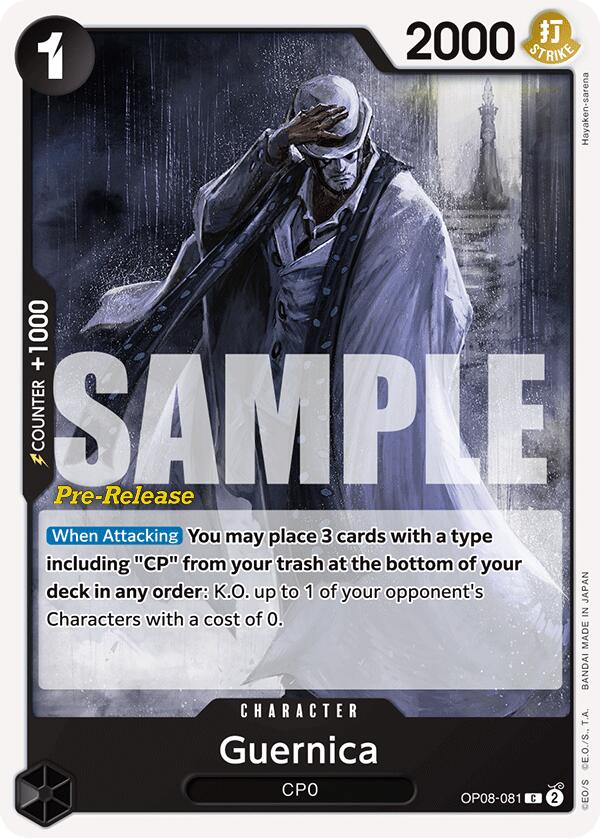 Guernica [Two Legends Pre-Release Cards] Bandai