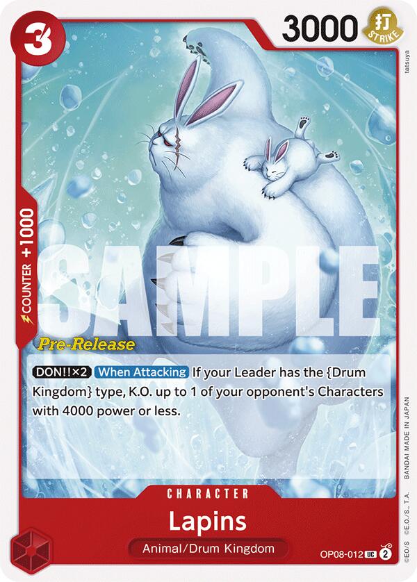 Lapins [Two Legends Pre-Release Cards] Bandai