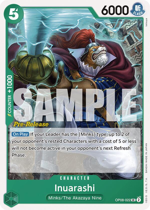 Inuarashi [Two Legends Pre-Release Cards] Bandai