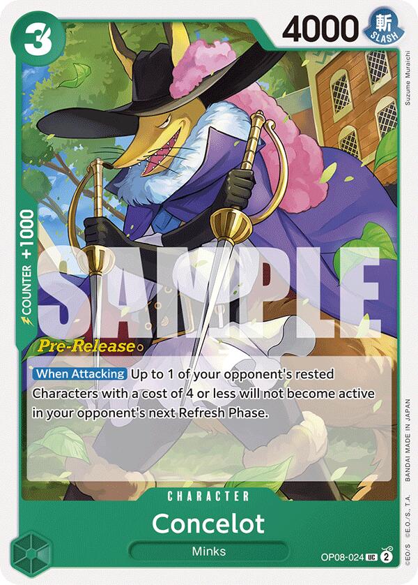 Concelot [Two Legends Pre-Release Cards] Bandai