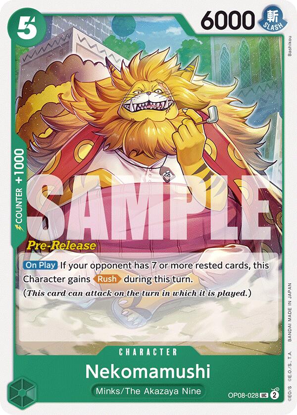 Nekomamushi [Two Legends Pre-Release Cards] Bandai