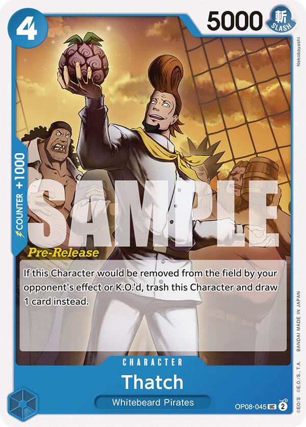 Thatch [Two Legends Pre-Release Cards] Bandai