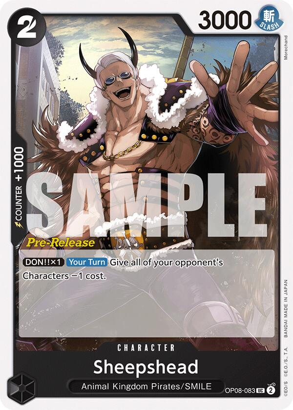 Sheepshead [Two Legends Pre-Release Cards] Bandai
