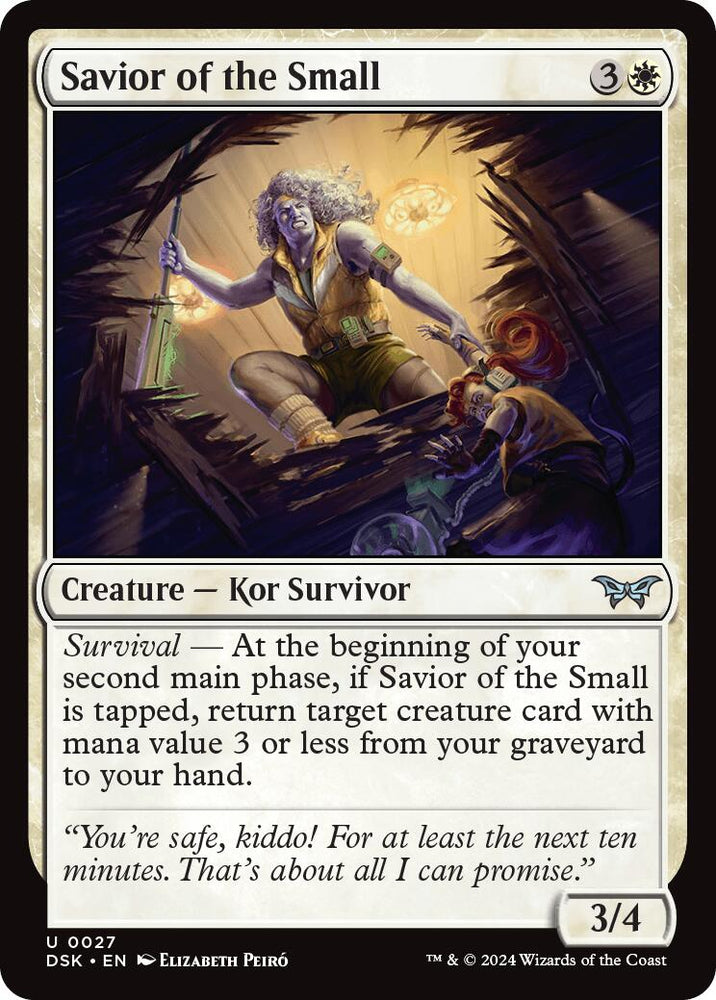 Savior of the Small [Duskmourn: House of Horror] Magic: The Gathering