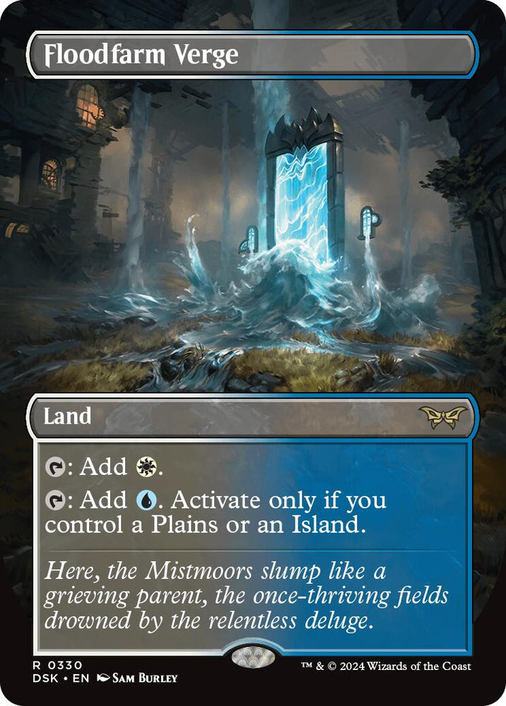 Floodfarm Verge (Borderless) [Duskmourn: House of Horror] Magic: The Gathering
