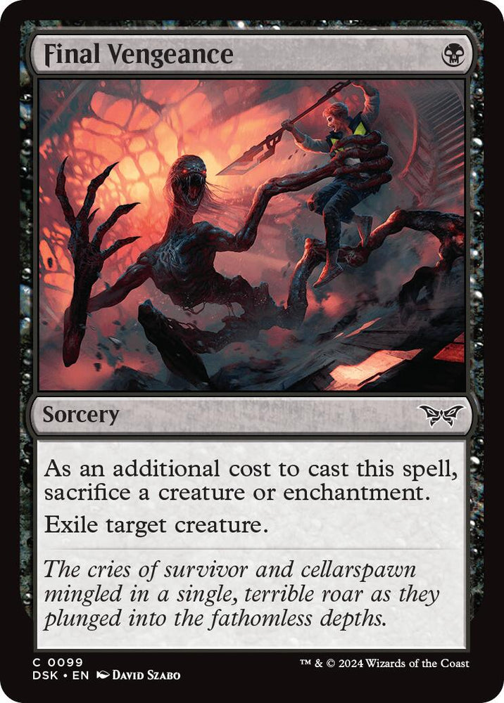 Final Vengeance [Duskmourn: House of Horror] Magic: The Gathering