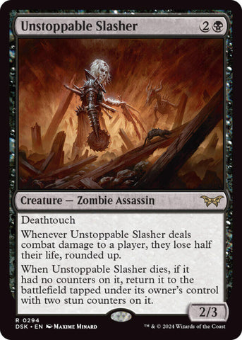 Unstoppable Slasher (0294) [Duskmourn: House of Horror] Magic: The Gathering
