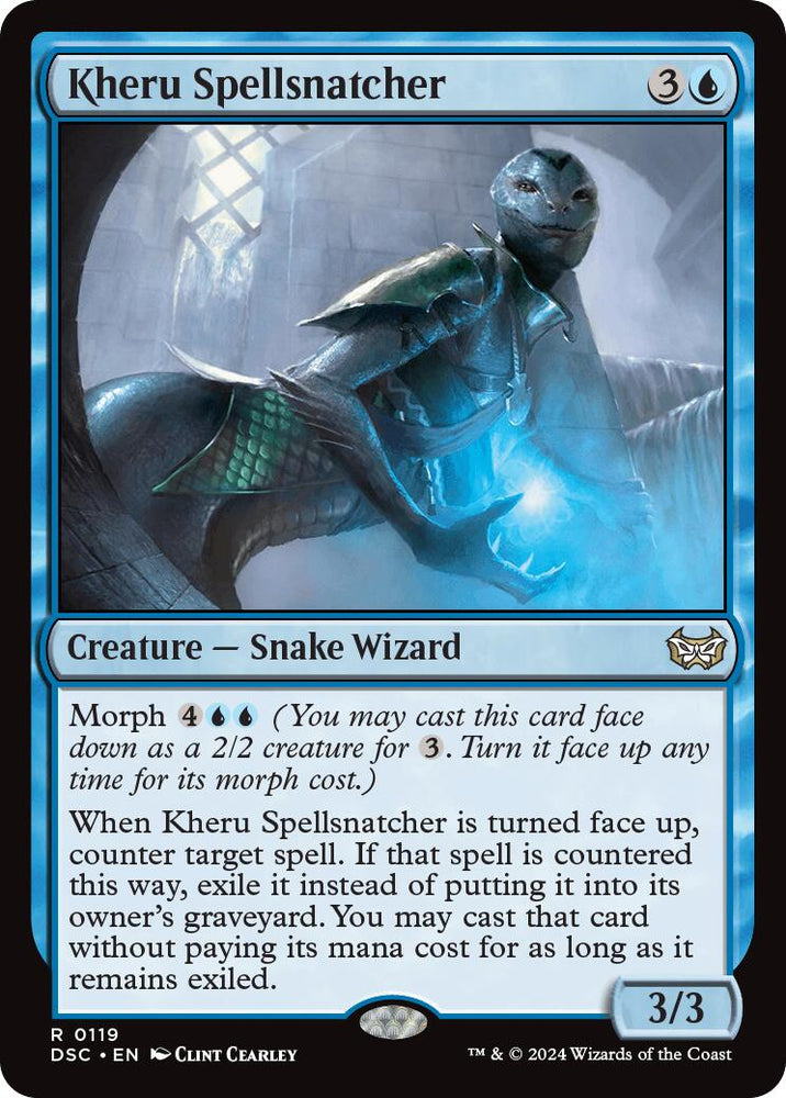 Kheru Spellsnatcher [Duskmourn: House of Horror Commander] Magic: The Gathering