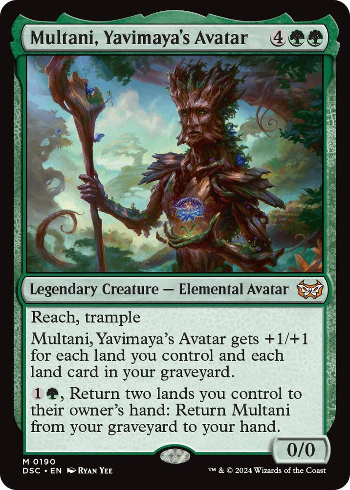 Multani, Yavimaya's Avatar [Duskmourn: House of Horror Commander] Magic: The Gathering