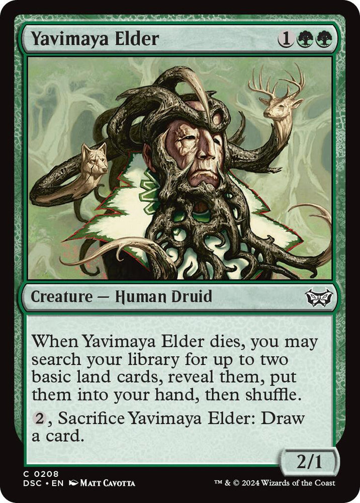 Yavimaya Elder [Duskmourn: House of Horror Commander] Magic: The Gathering